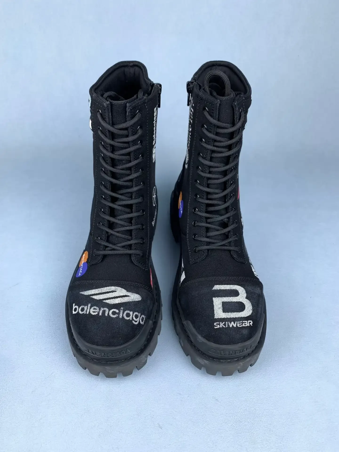 Combat Strike Boot in Black Graphic Print product photo from LabelPicks