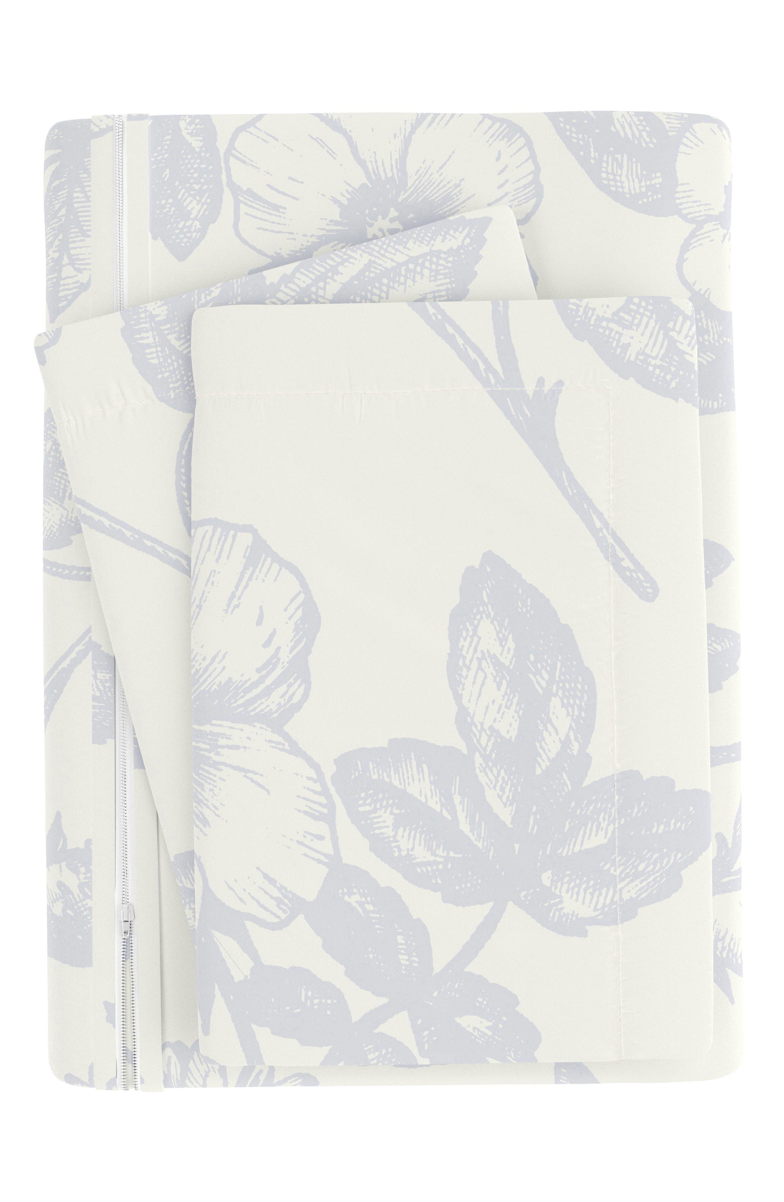 HOMESPUN Premium Ultra Soft Garden Pattern 3-Piece Duvet Cover Set