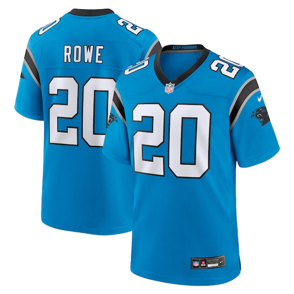 Eric Rowe Carolina Panthers Nike Alternate Game Jersey - Blue/Black