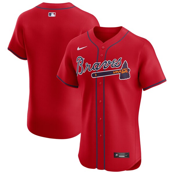 Atlanta Braves Nike Alternate Elite Jersey - Red