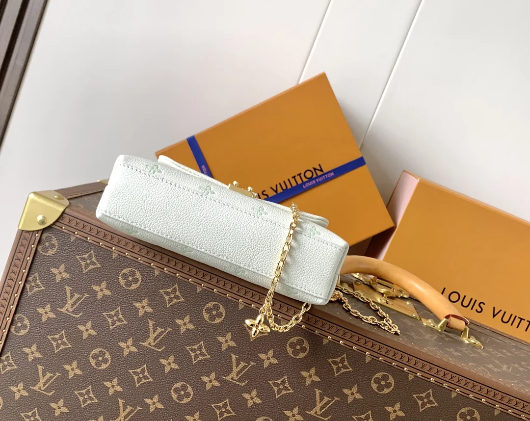 Louis Vuitton Blue Madeleine Grained Leather Top Handle Bag product photo from LabelPicks