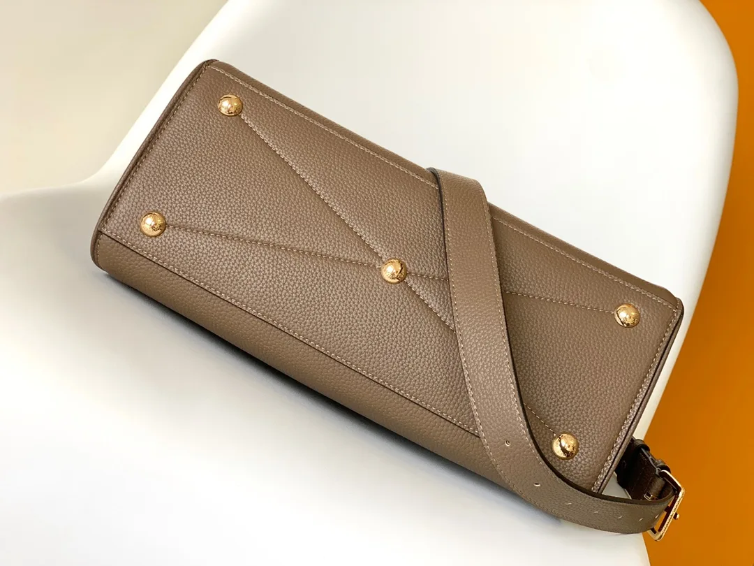 Louis Vuitton Black Grained Leather Top Handle Bag product photo from LabelPicks