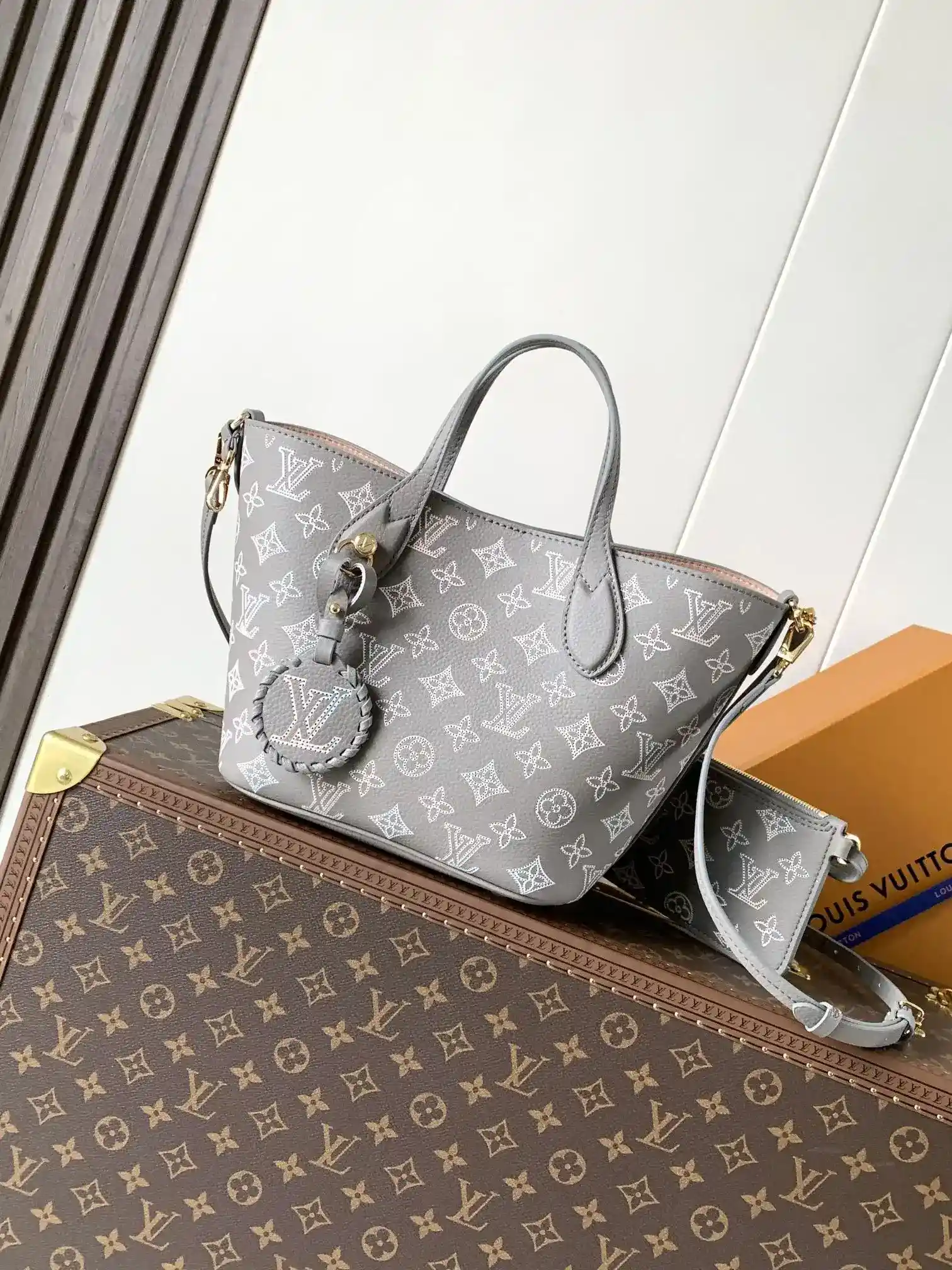 Louis Vuitton Navy Calfskin Tote Bag product photo from LabelPicks