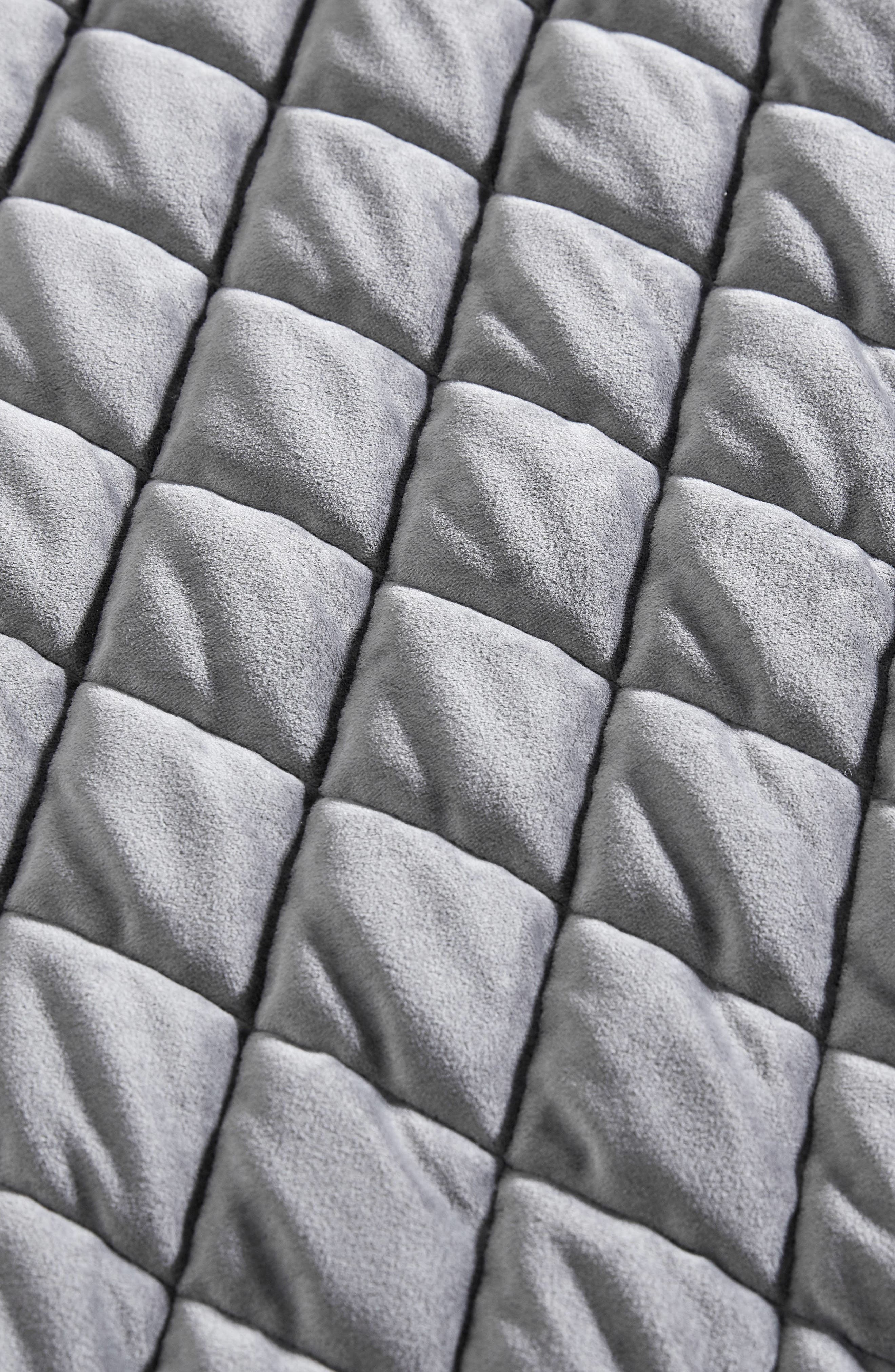 Vera Wang Diamond Velvet Quilt & Sham Set