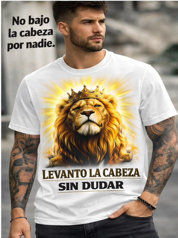 Remera León Gloria | Streetwear Unisex