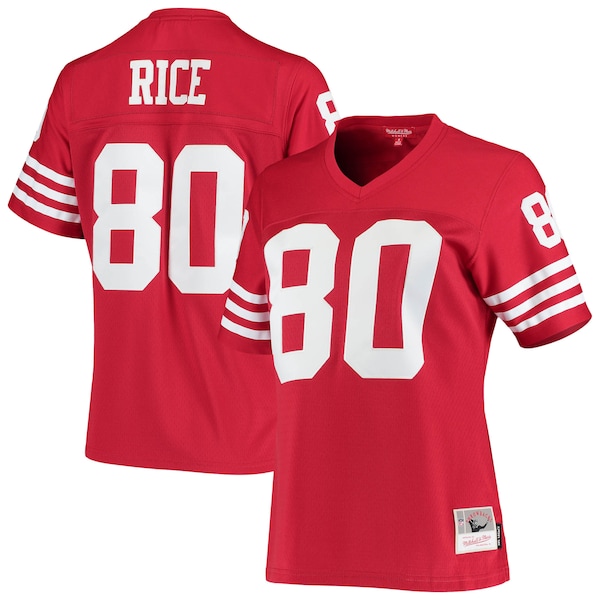 Jerry Rice San Francisco 49ers Women's 1990 Legacy Replica Jersey - Scarlet
