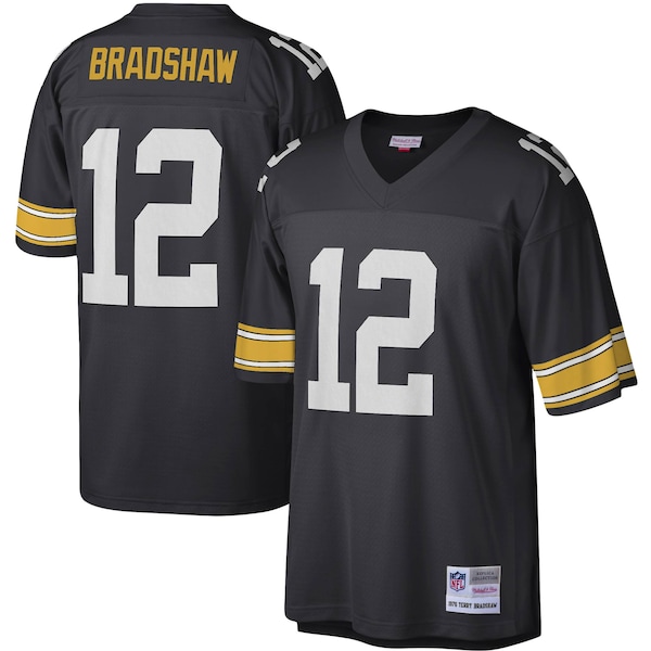 Terry Bradshaw Pittsburgh Steelers Legacy Replica Jersey - Black