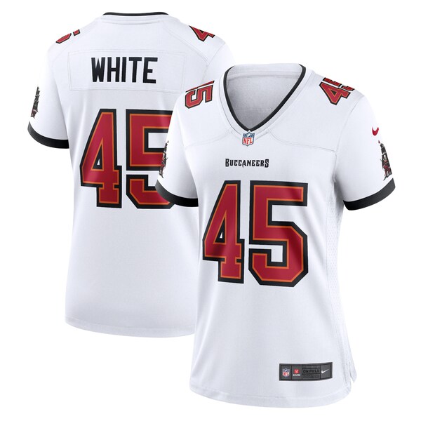 Devin White Tampa Bay Buccaneers Nike Women's Game Jersey - White/Pewter/Red