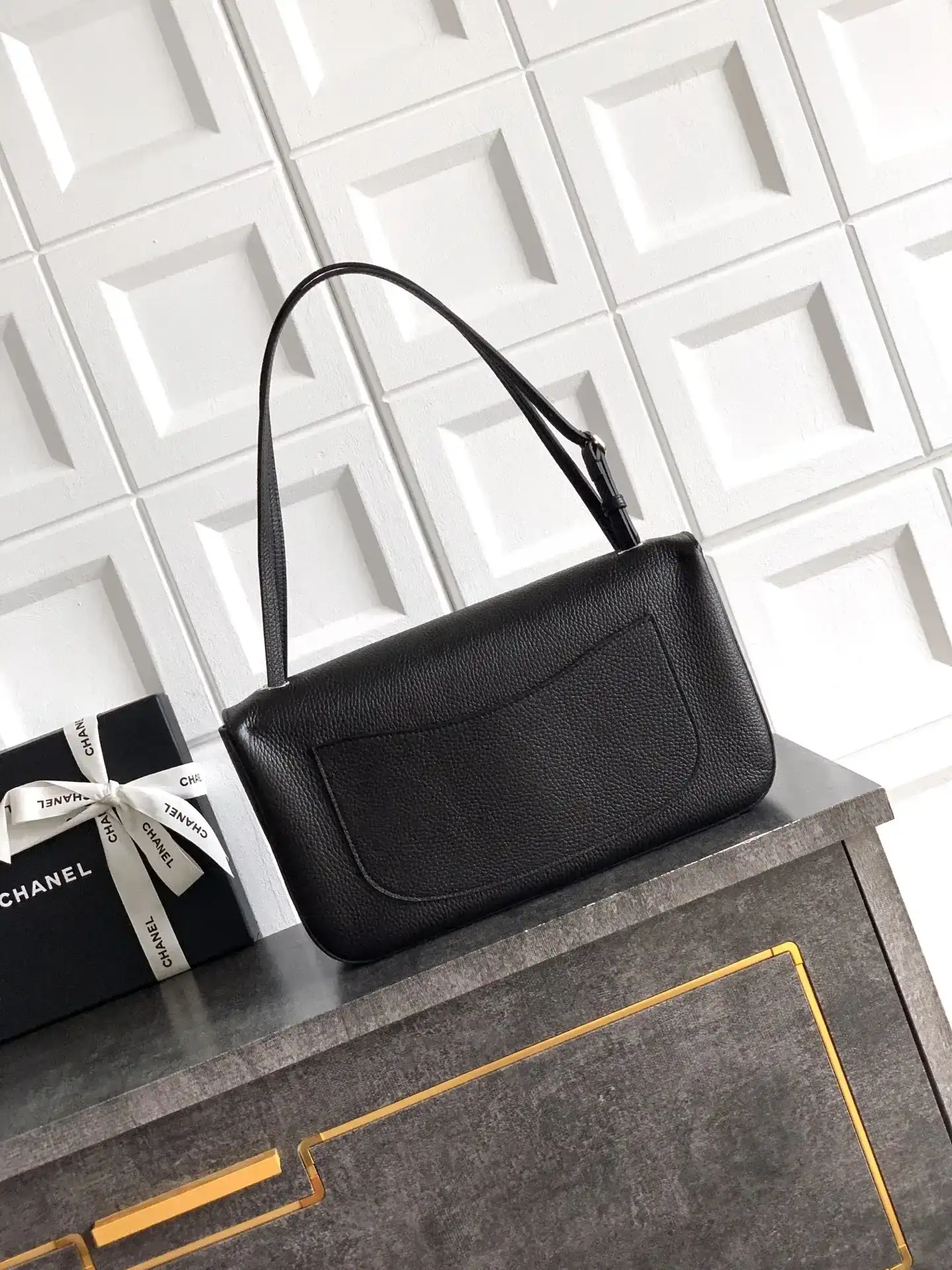 Chanel Black Classic Flap Shoulder Bag product photo from LabelPicks