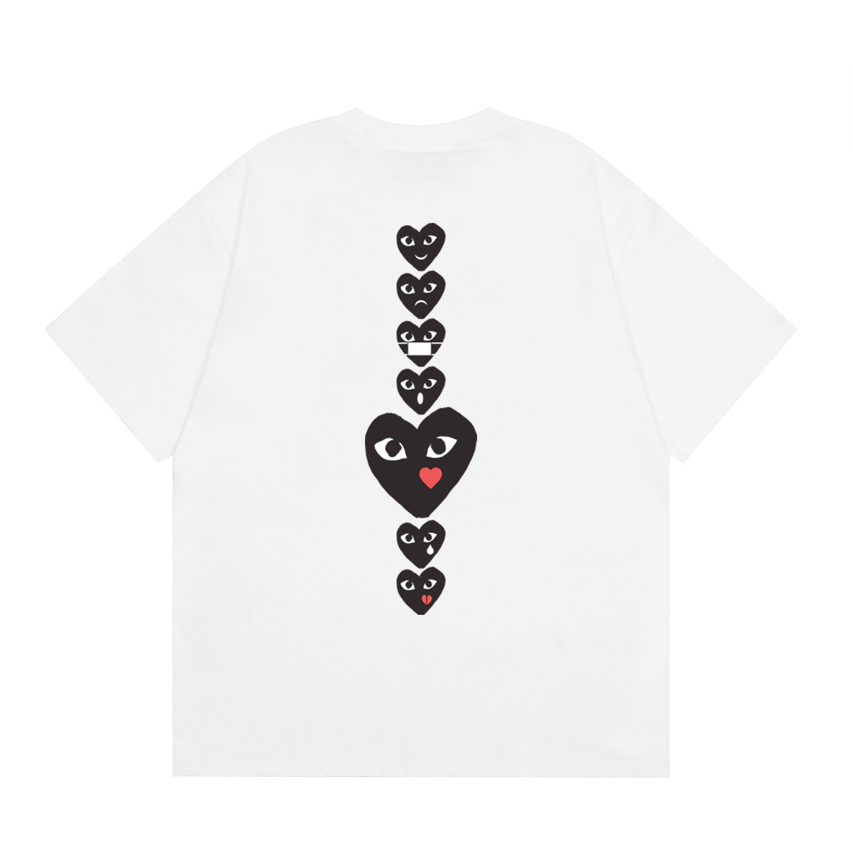 0414 loose printed casual t-shirt's