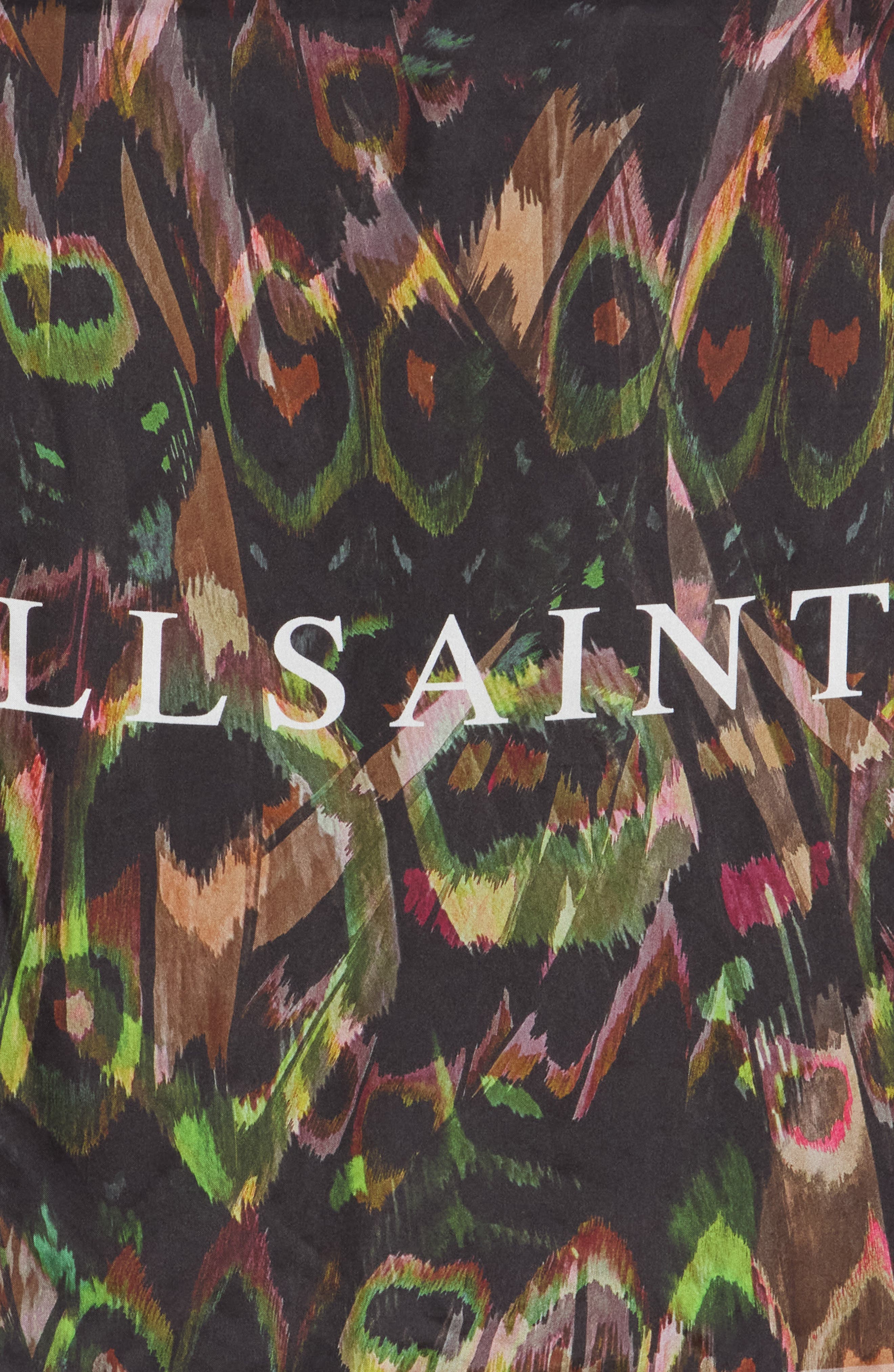 AllSaints Anew Silk Square Scarf