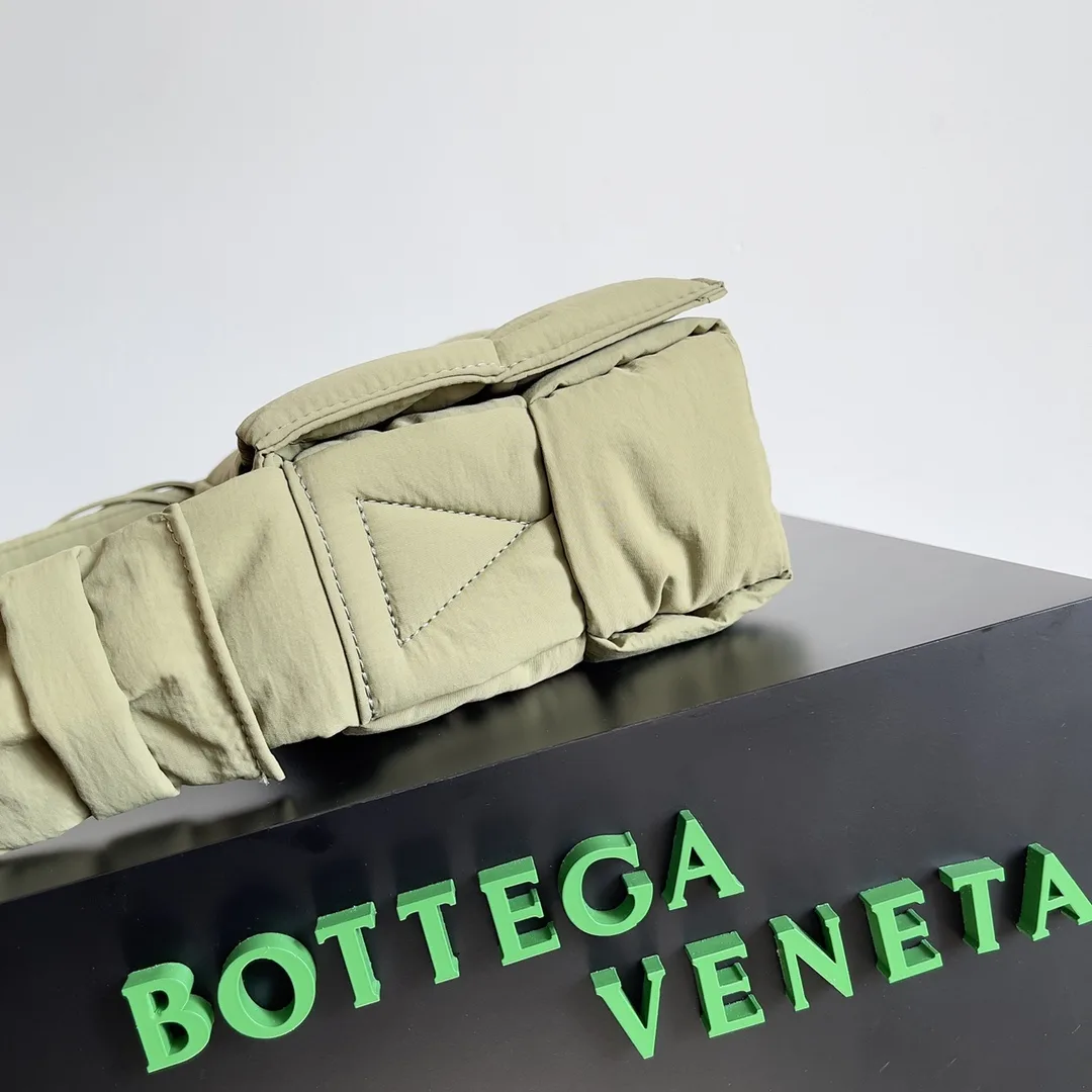 Bottega Veneta Cassette Green Nylon Belt Bag product photo from LabelPicks