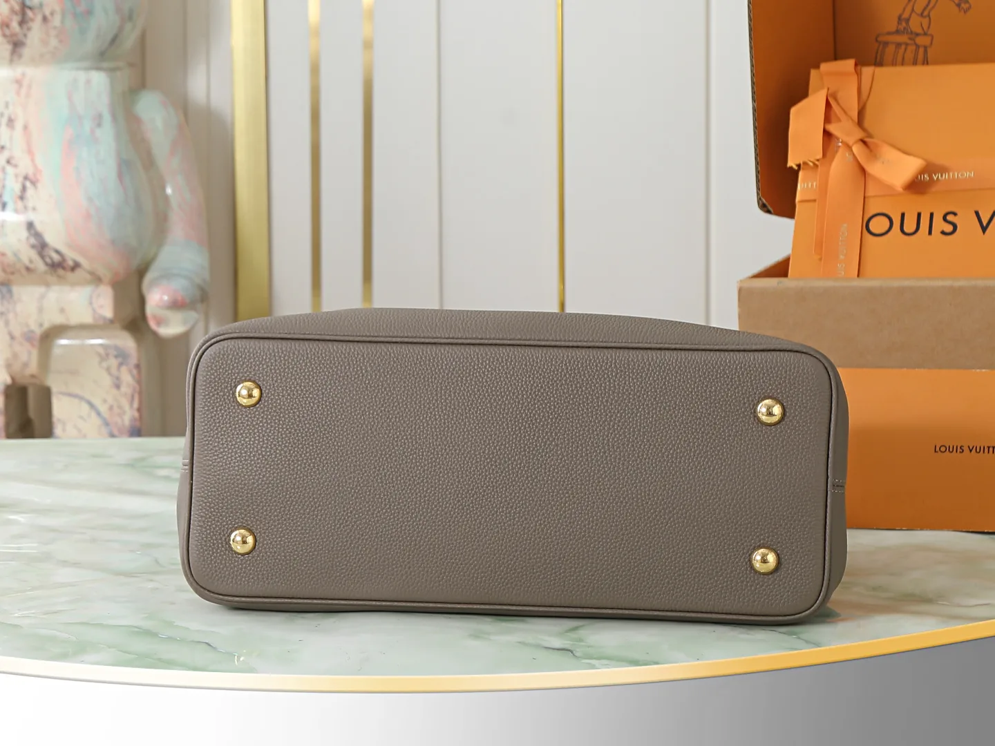 Louis Vuitton Calfskin Capucines Top Handle Bag product photo from LabelPicks