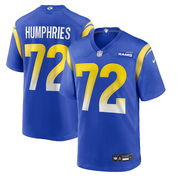 D.J. Humphries Los Angeles Rams Nike Team Game Jersey -  Royal
