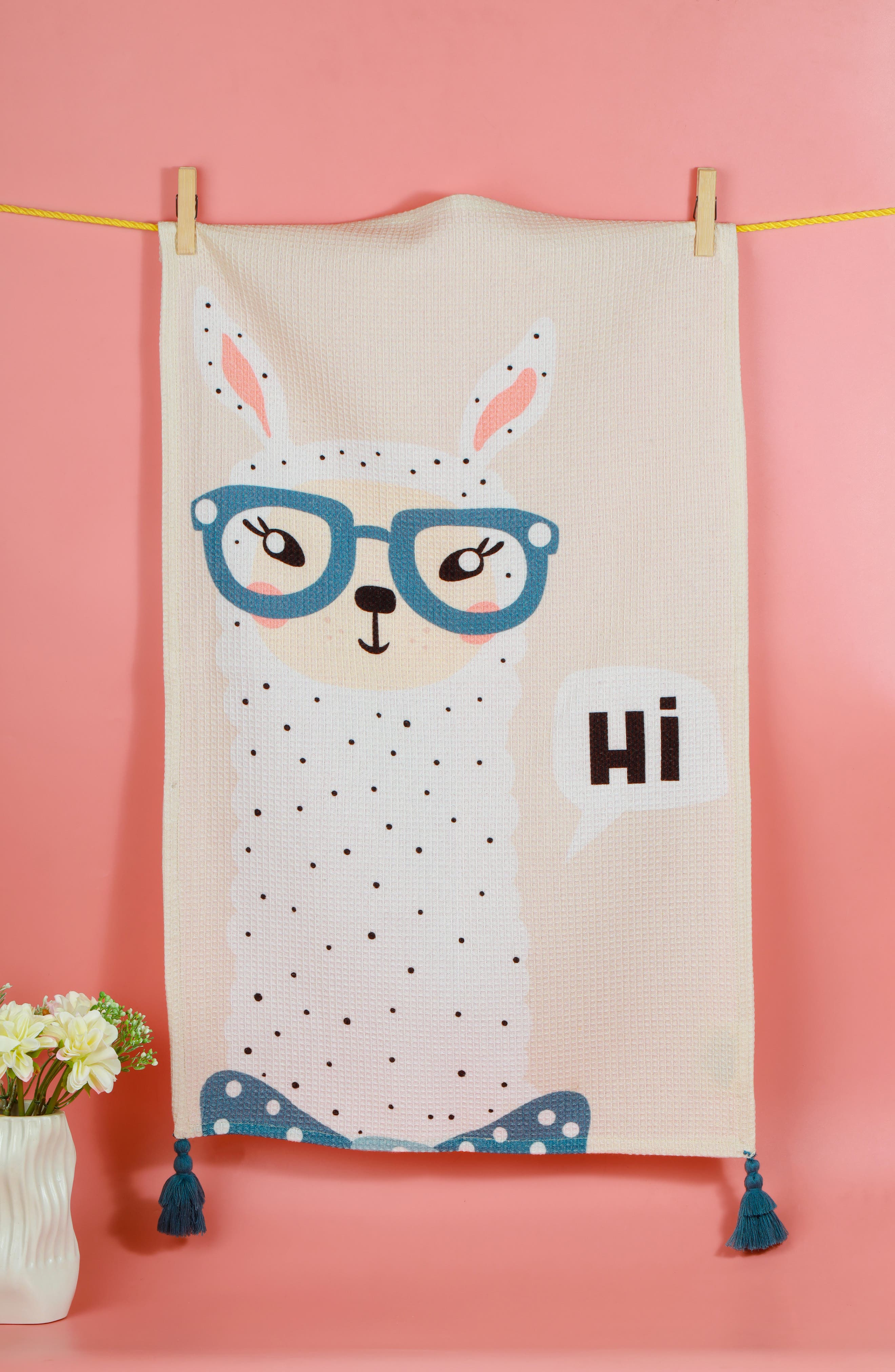 Tiramisu No Drama Llama Set of 3 Kitchen Towels