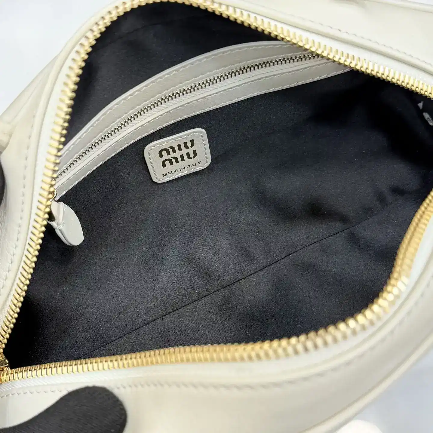 Miu Miu White Calfskin Top Handle Bag product photo from LabelPicks
