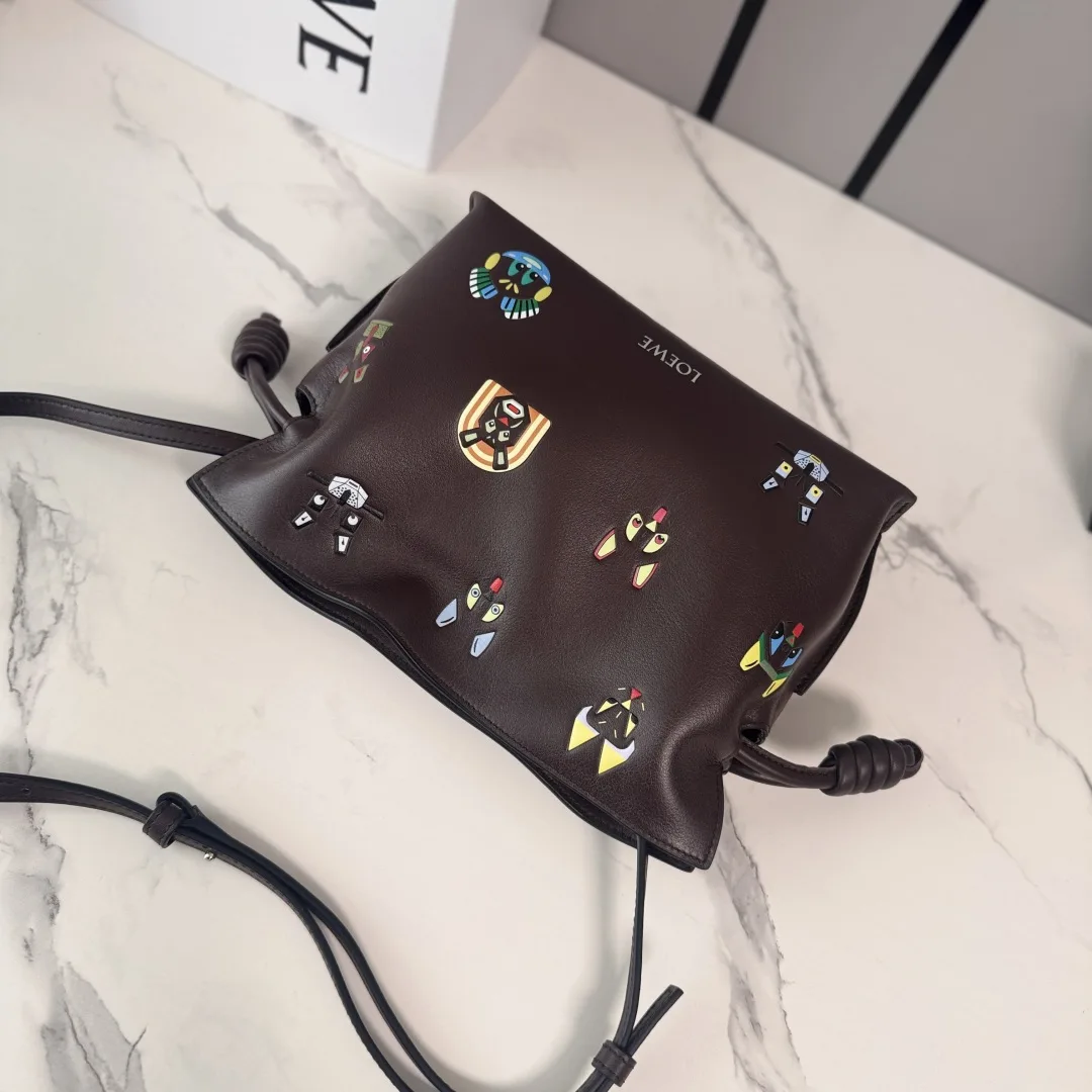 Loewe Gold Flamenco Calfskin Bucket Bag product photo from LabelPicks
