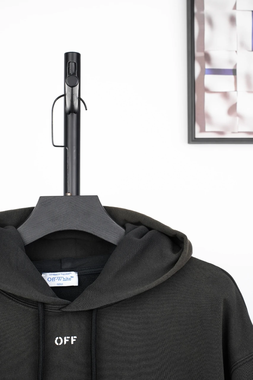 Off-White Black Saint Matthew and Angel Graphic Hoodie product photo from LabelPicks