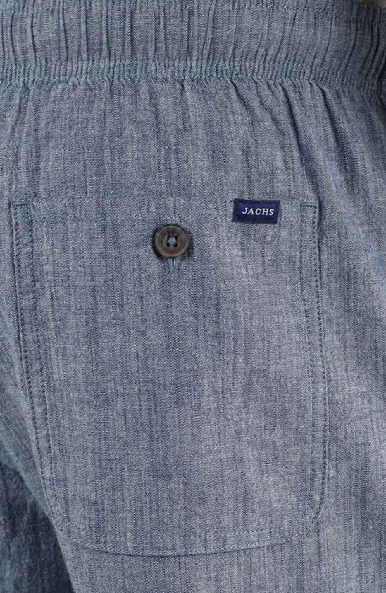 JACHS Stretch Chambray Pull-On Shorts