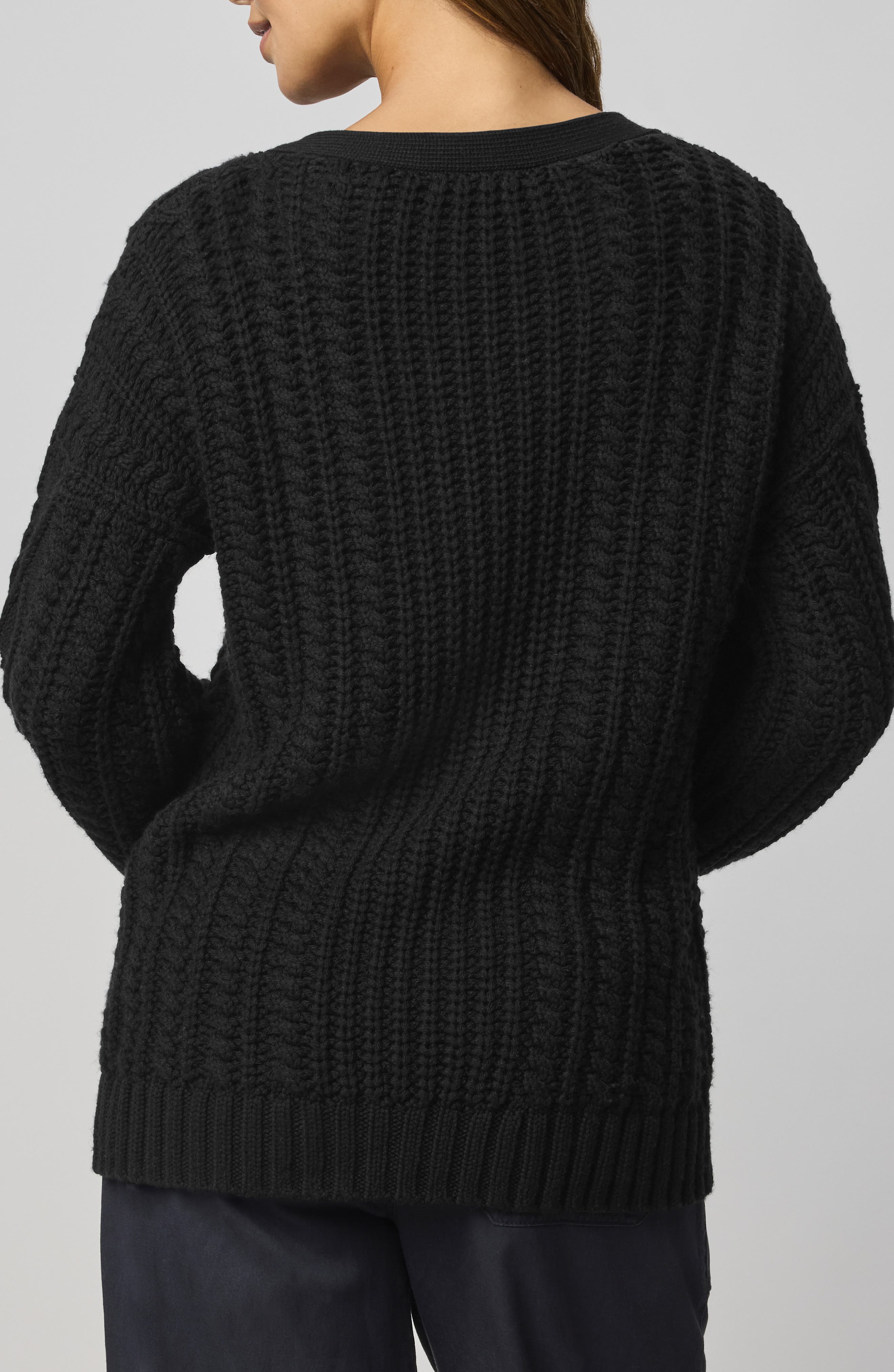 Splendid Harlow Hearts Rhinestone Cable Stitch Cardigan