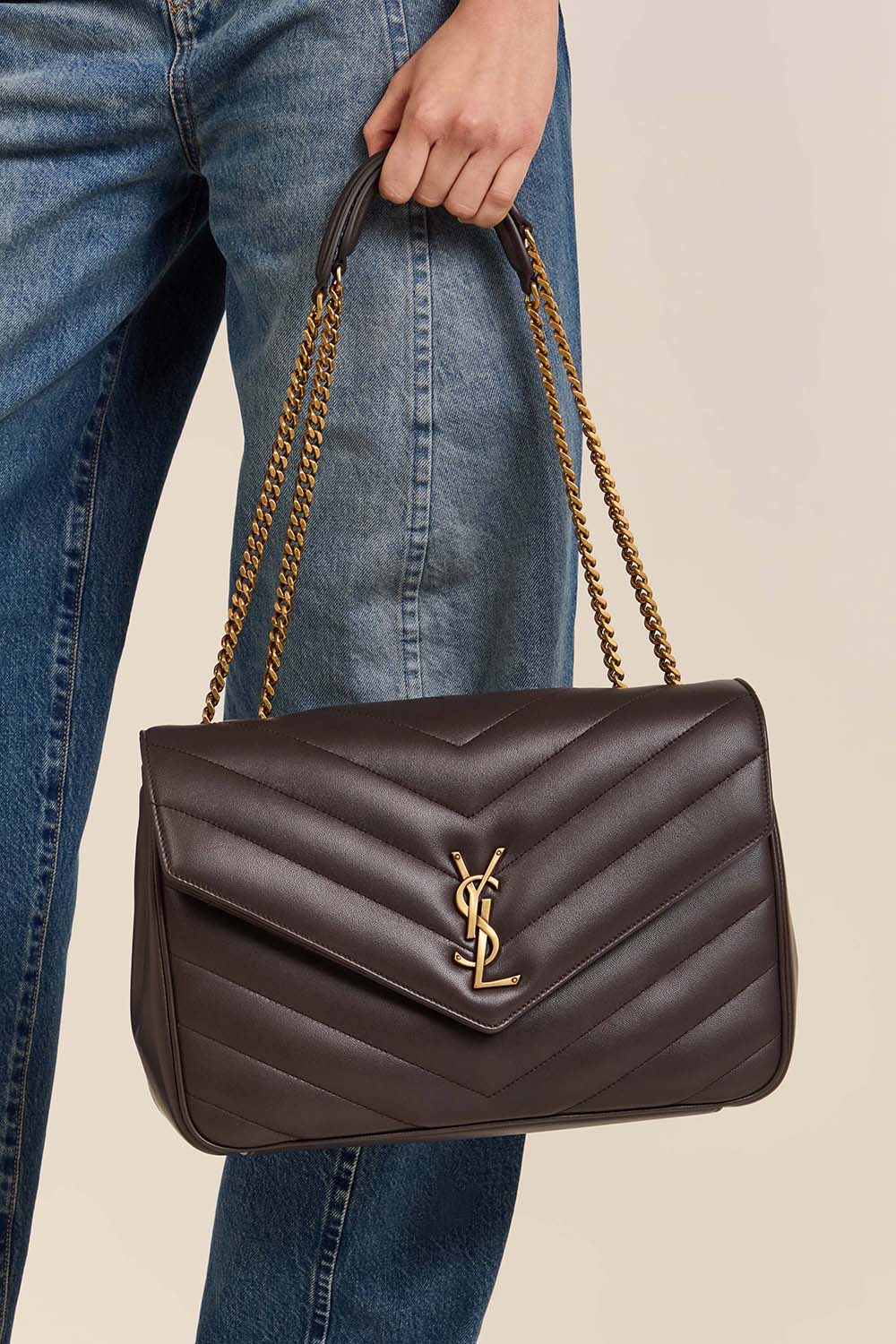 SAINT LAURENT תיק לולו לארג'