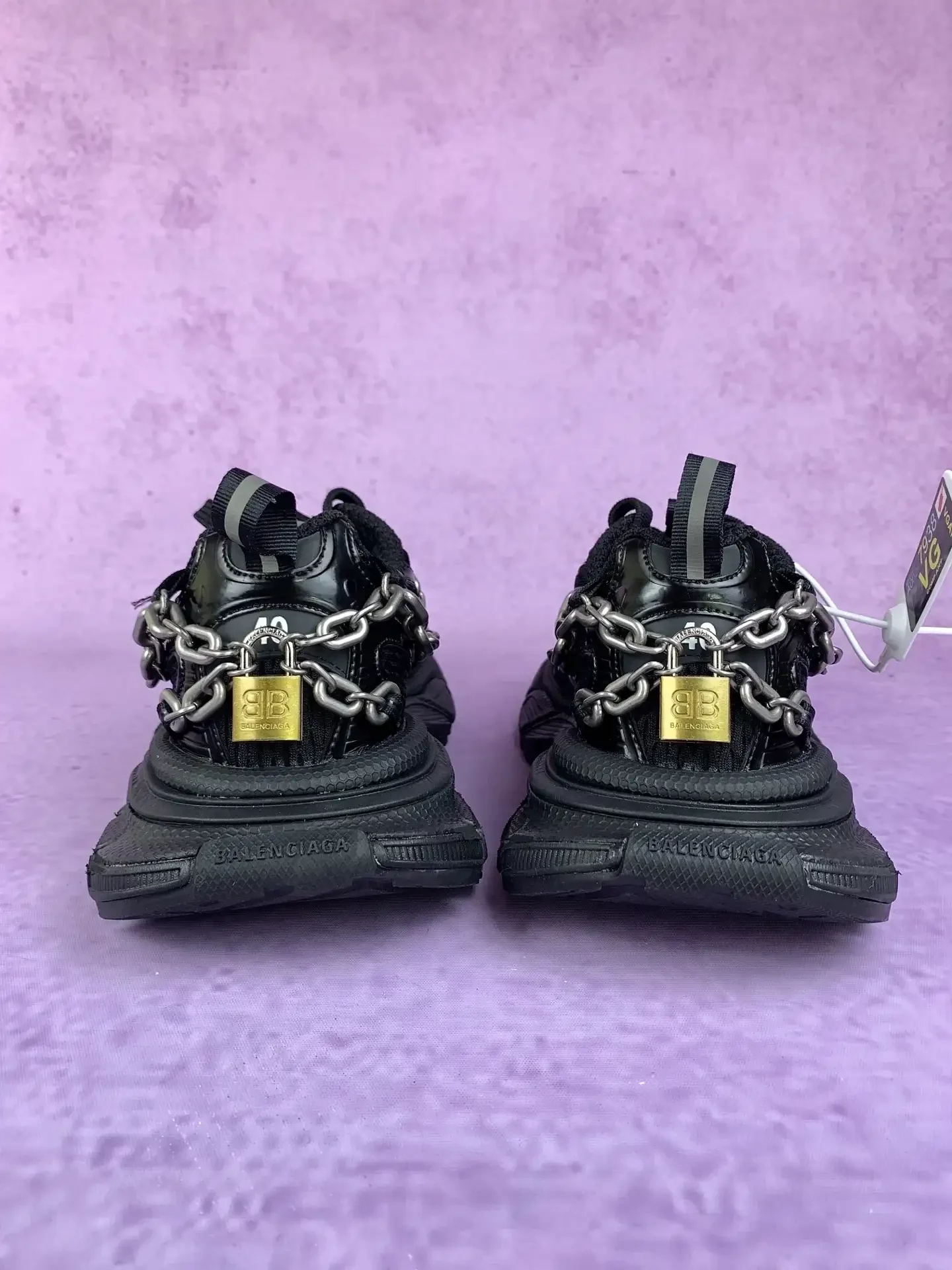 3XL Chain Sneaker in Black product photo from LabelPicks