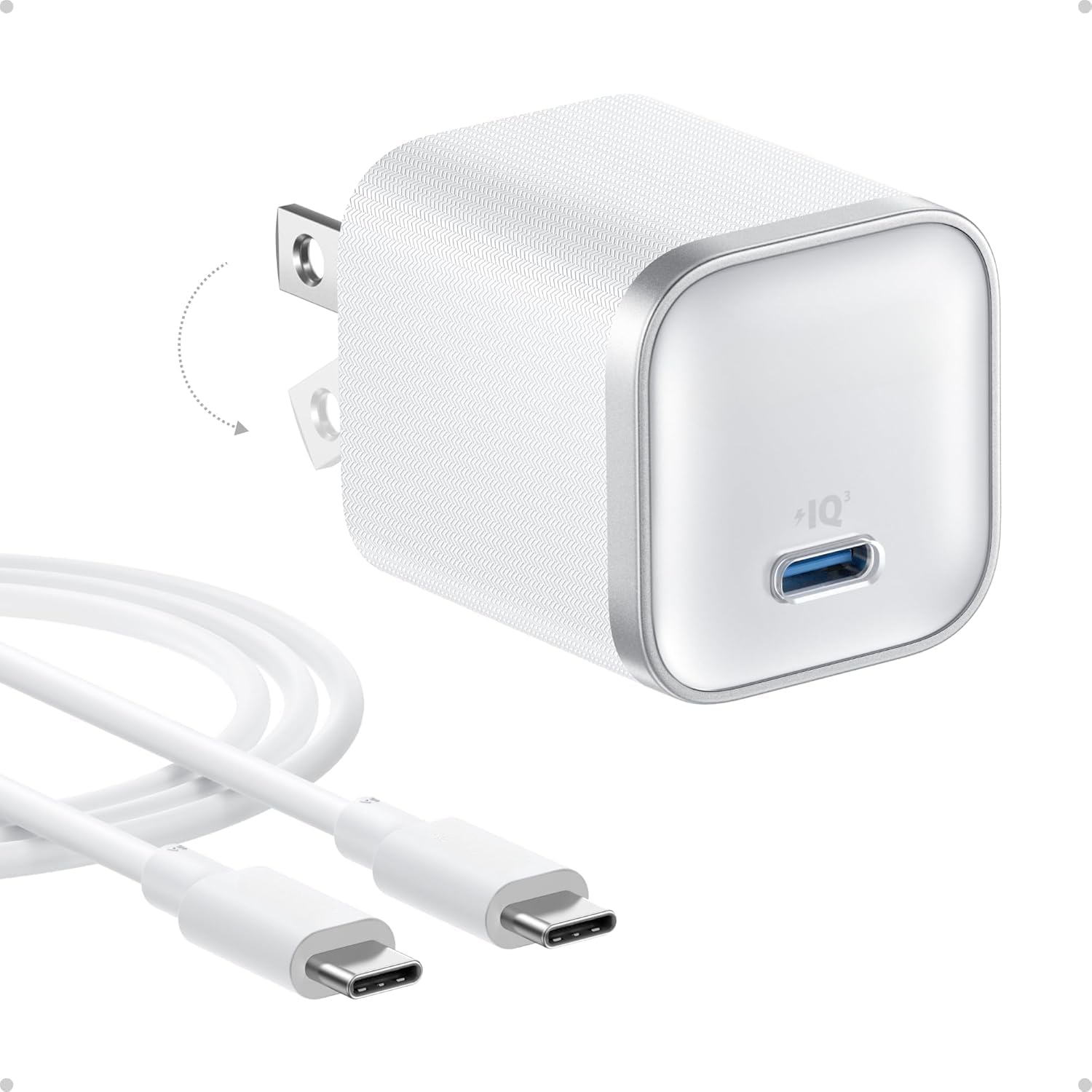 iPhone Charger, 45W Type C Fast Charging, USB C Charger Block for iPhone