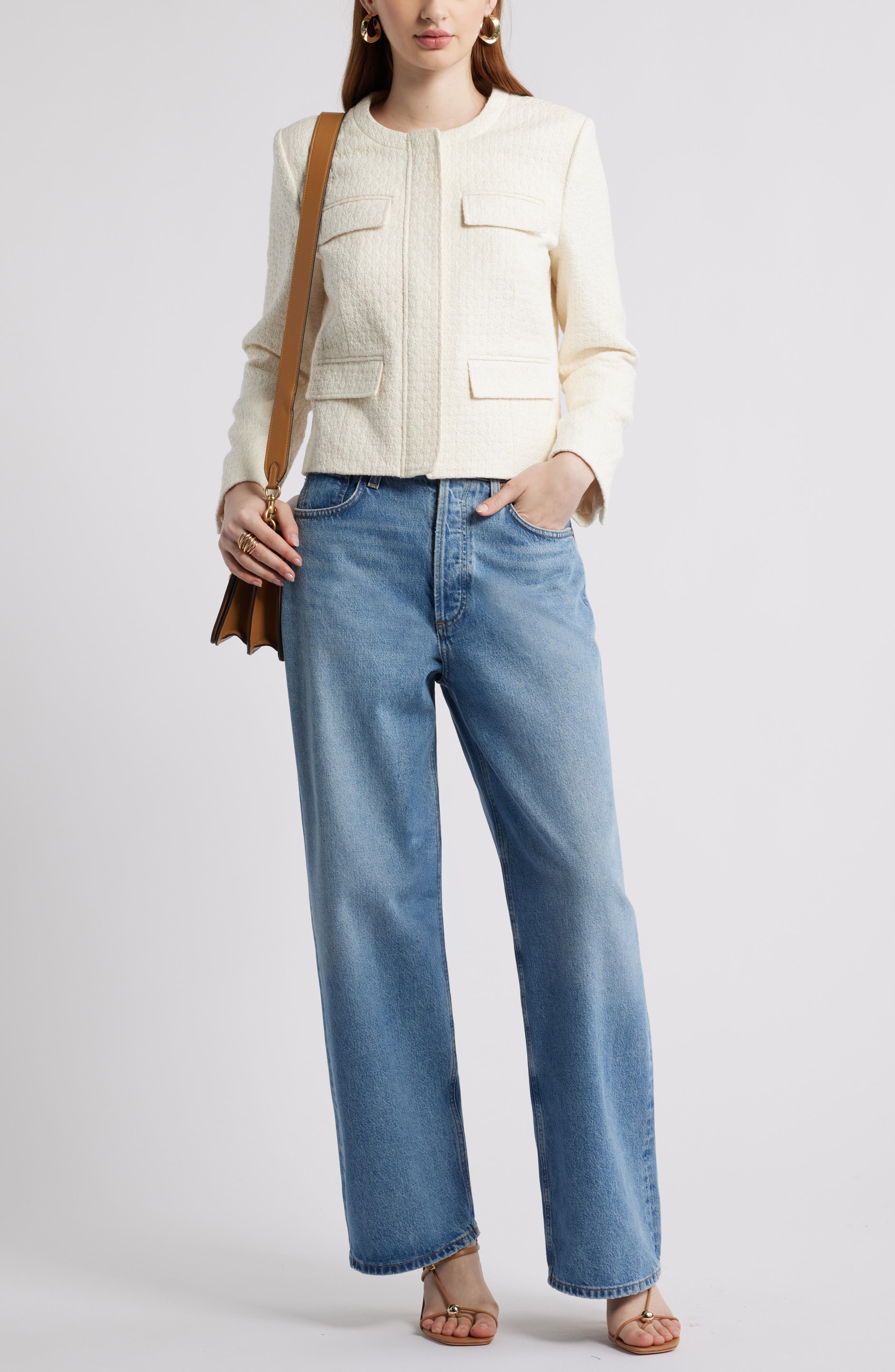 Nordstrom Collarless Jacket