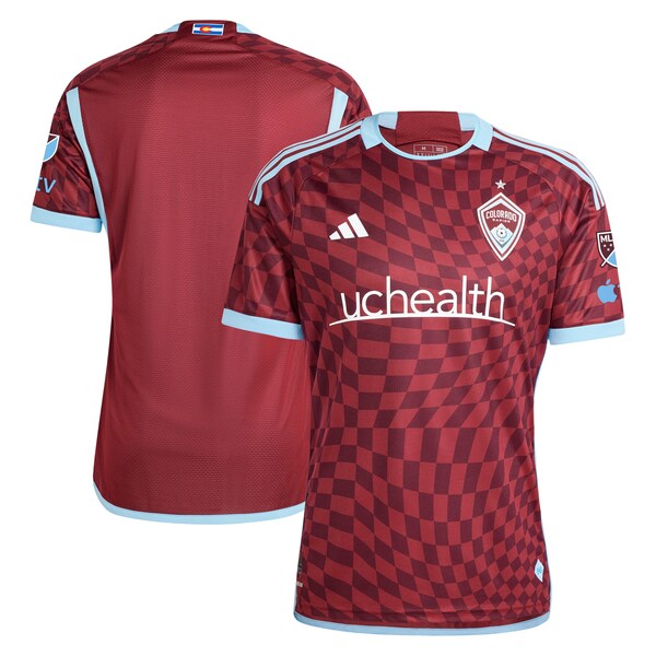 Colorado Rapids adidas 2024 One Flag Kit Authentic Jersey - Burgundy