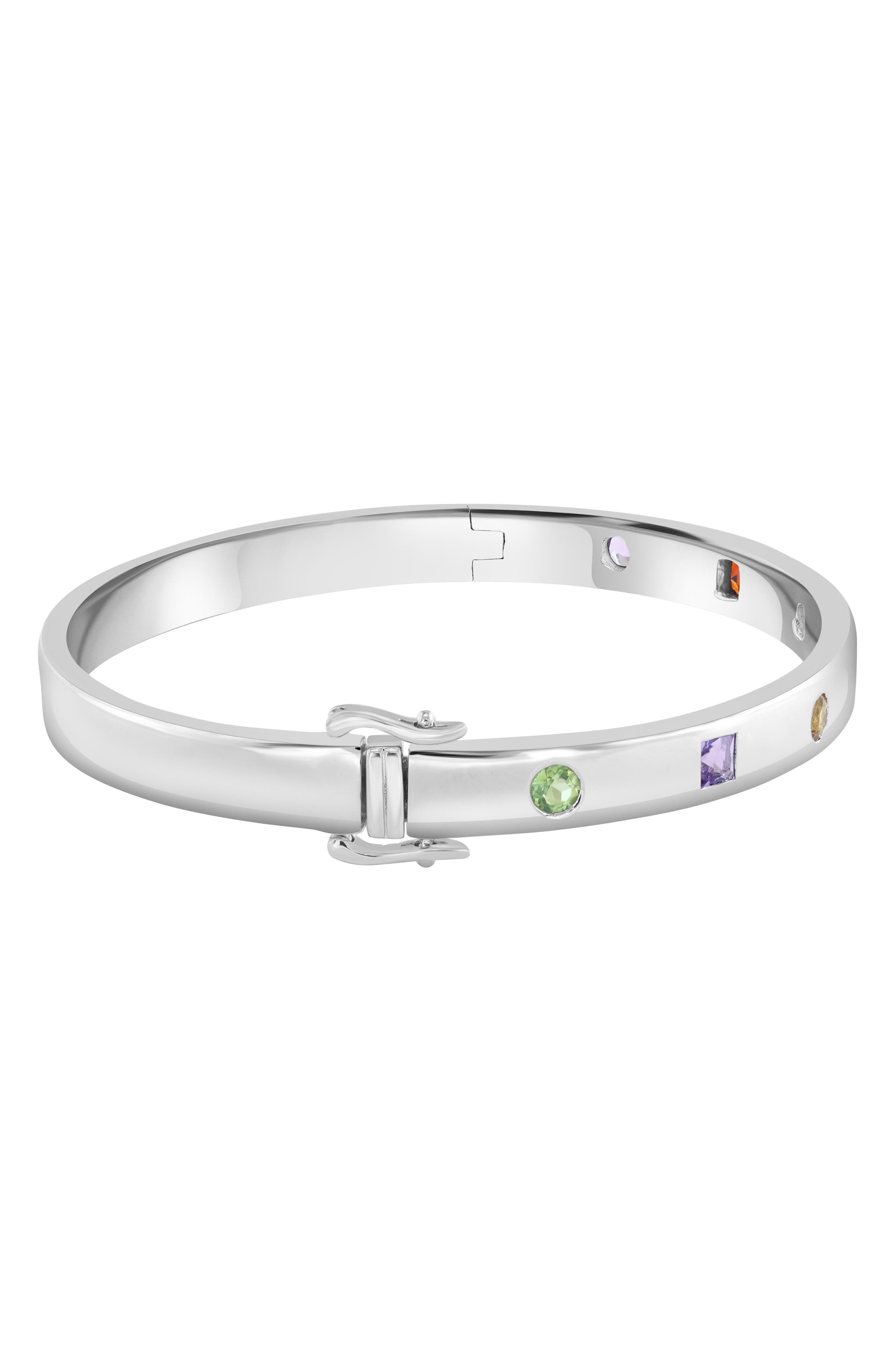 EFFY Sterling Silver Flush Stone Bracelet