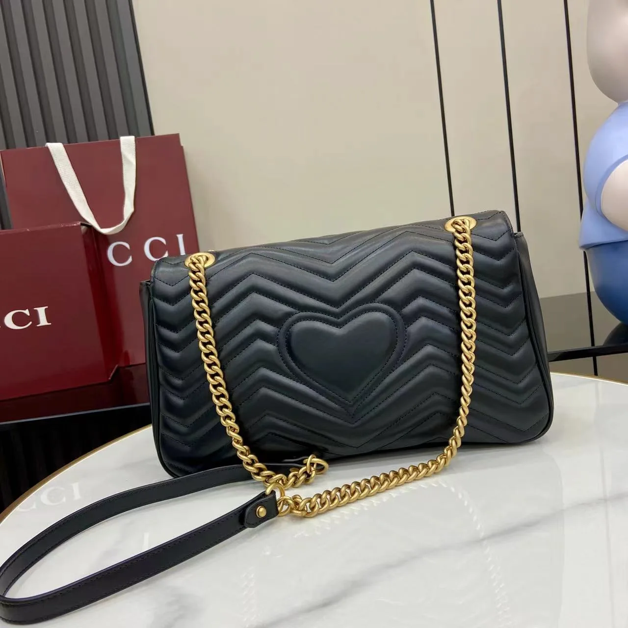 Gucci Black Marmont Crossbody Bag product photo from LabelPicks