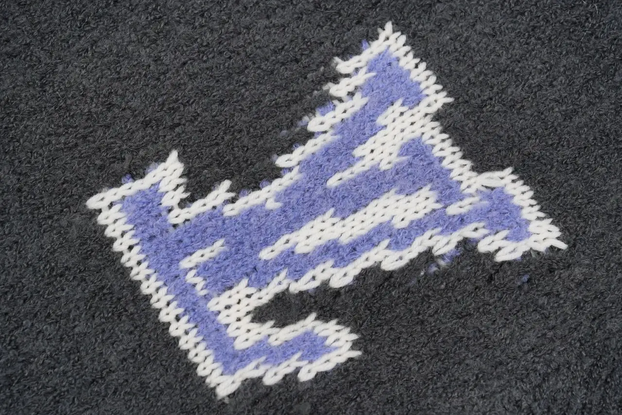 Louis Vuitton Dark Grey Ski Letter Print Crewneck Sweater product photo from LabelPicks