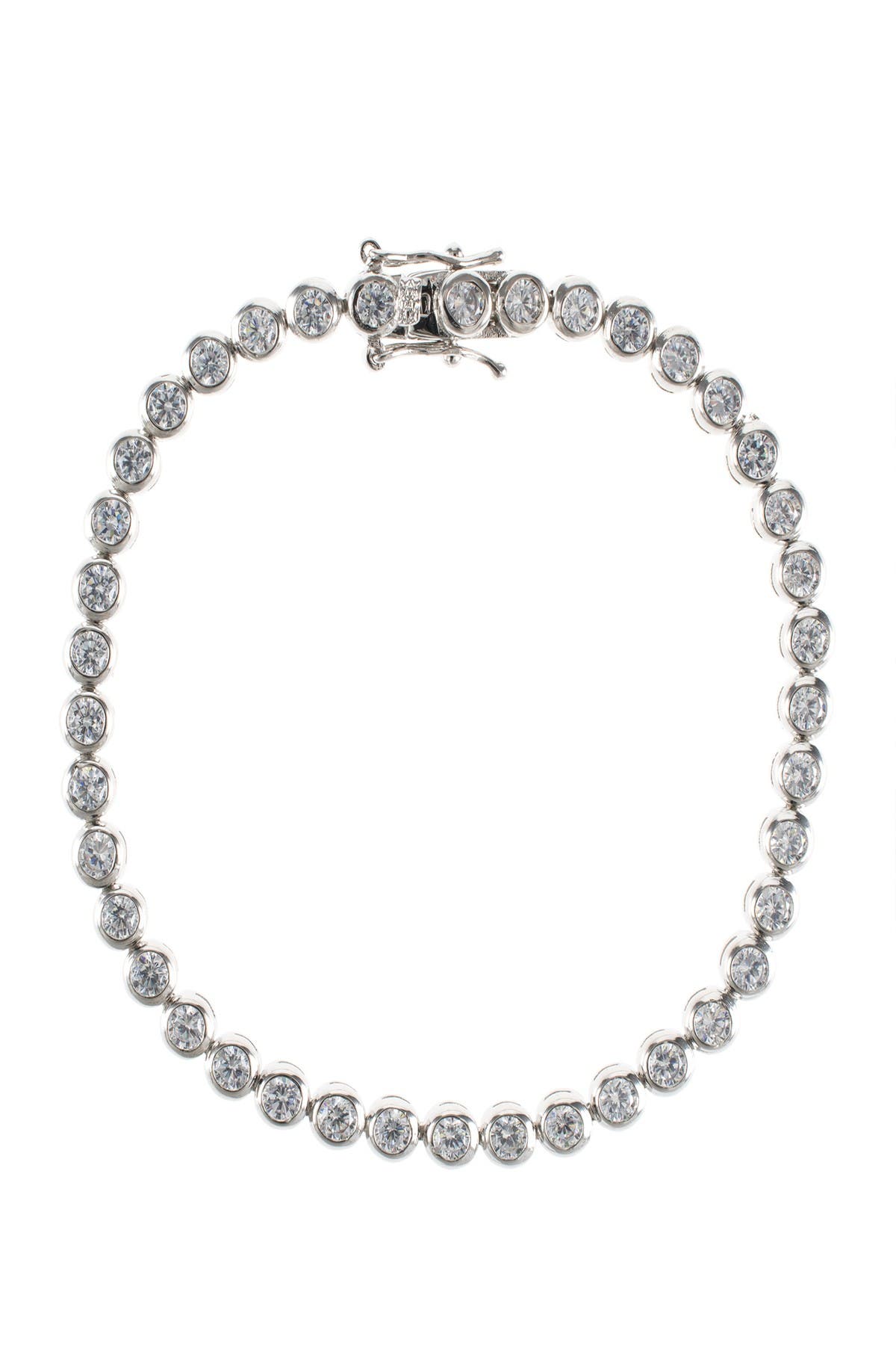 CZ by Kenneth Jay Lane Round CZ Tennis Bracelet