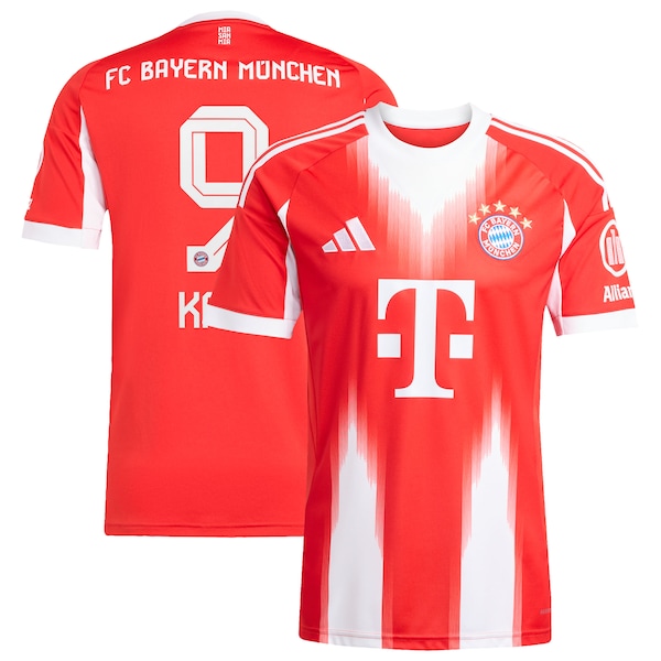 Harry Kane Bayern Munich adidas 2025/26 Home Replica Jersey - Red/White