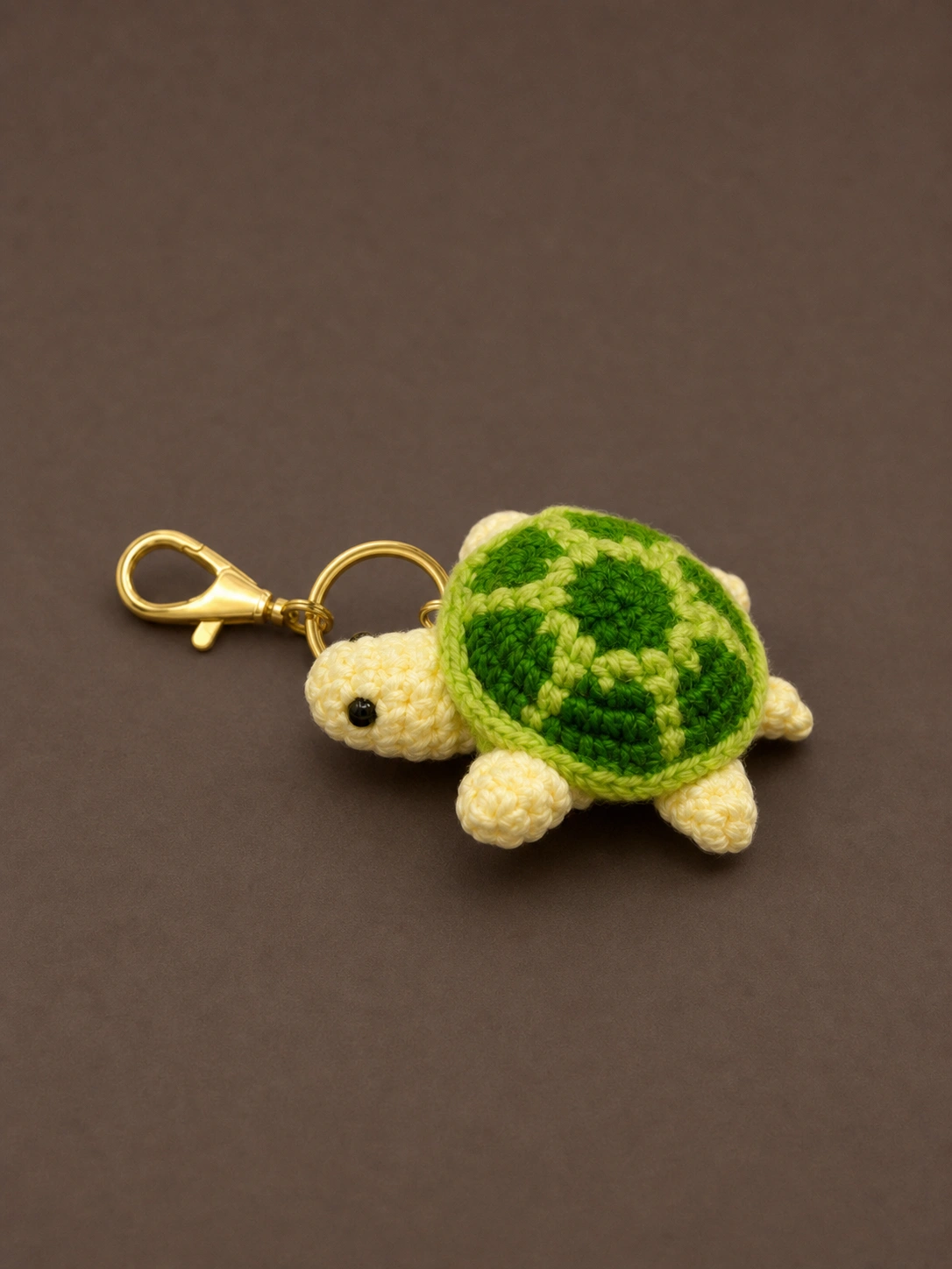Crochet Turtle Keychain