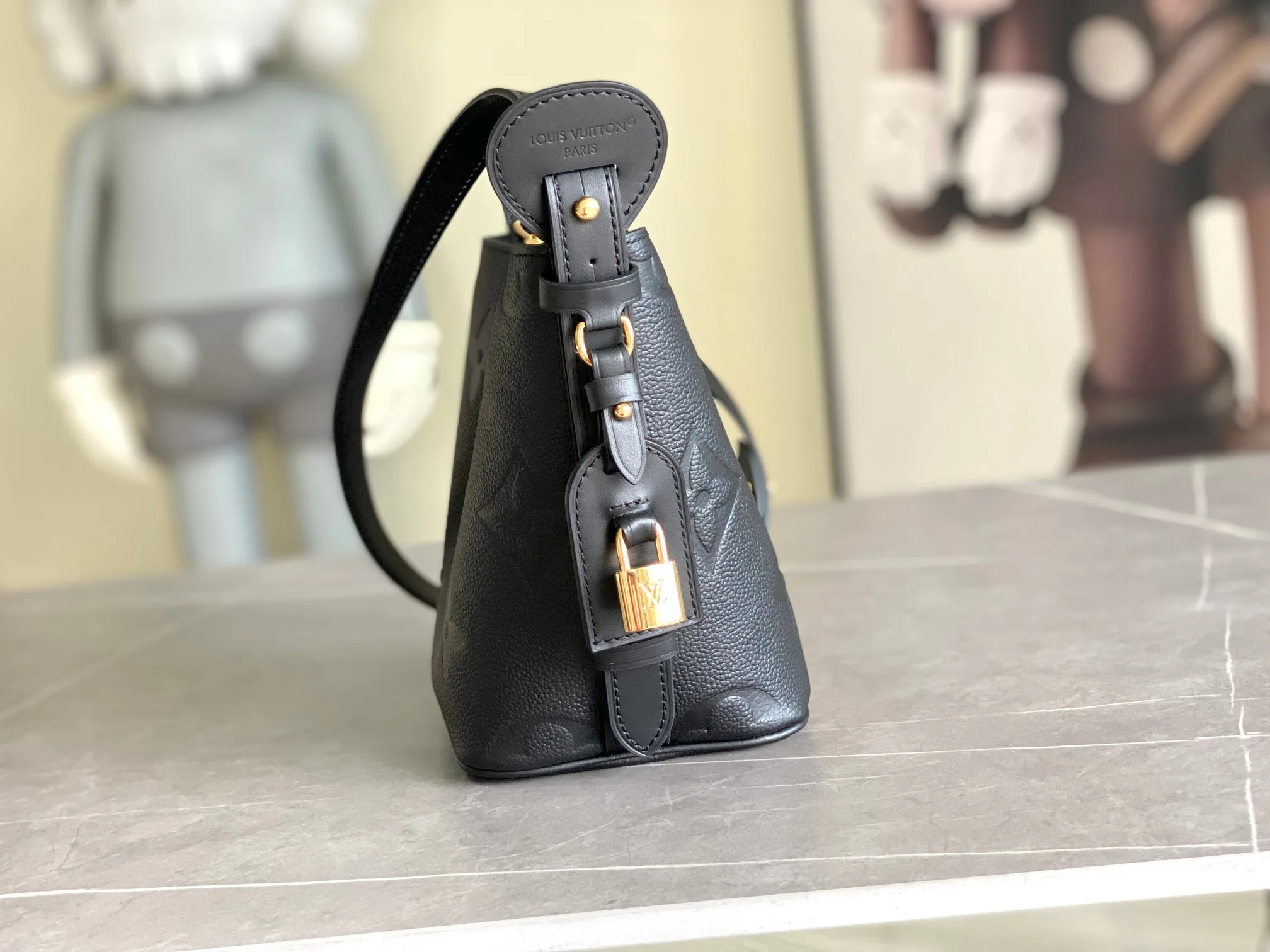 Louis Vuitton Black Bucket Bag product photo from LabelPicks
