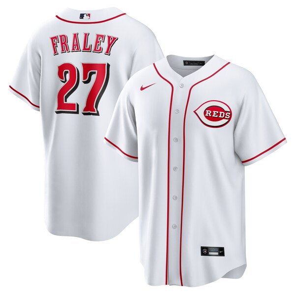 Jake Fraley Cincinnati Reds Nike Home Replica Jersey - White