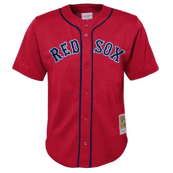 David Ortiz Boston Red Sox Preschool Cooperstown Collection Mesh Batting Practice Jersey - Red