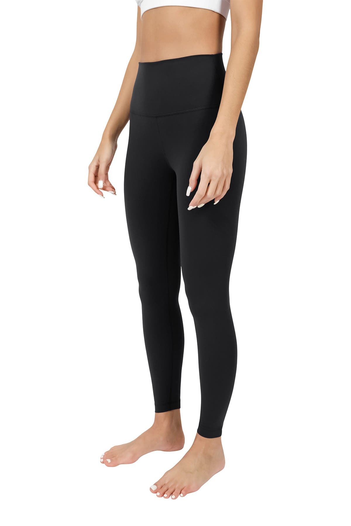 90 DEGREE BY REFLEX Superflex High Waist Elastic Free Ankle Leggings