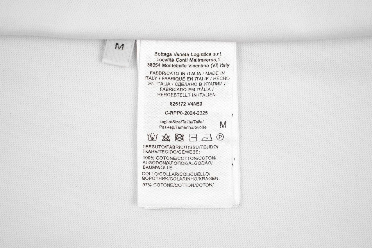 Bottega Veneta White Matchstick Embroidered T-Shirt product photo from LabelPicks