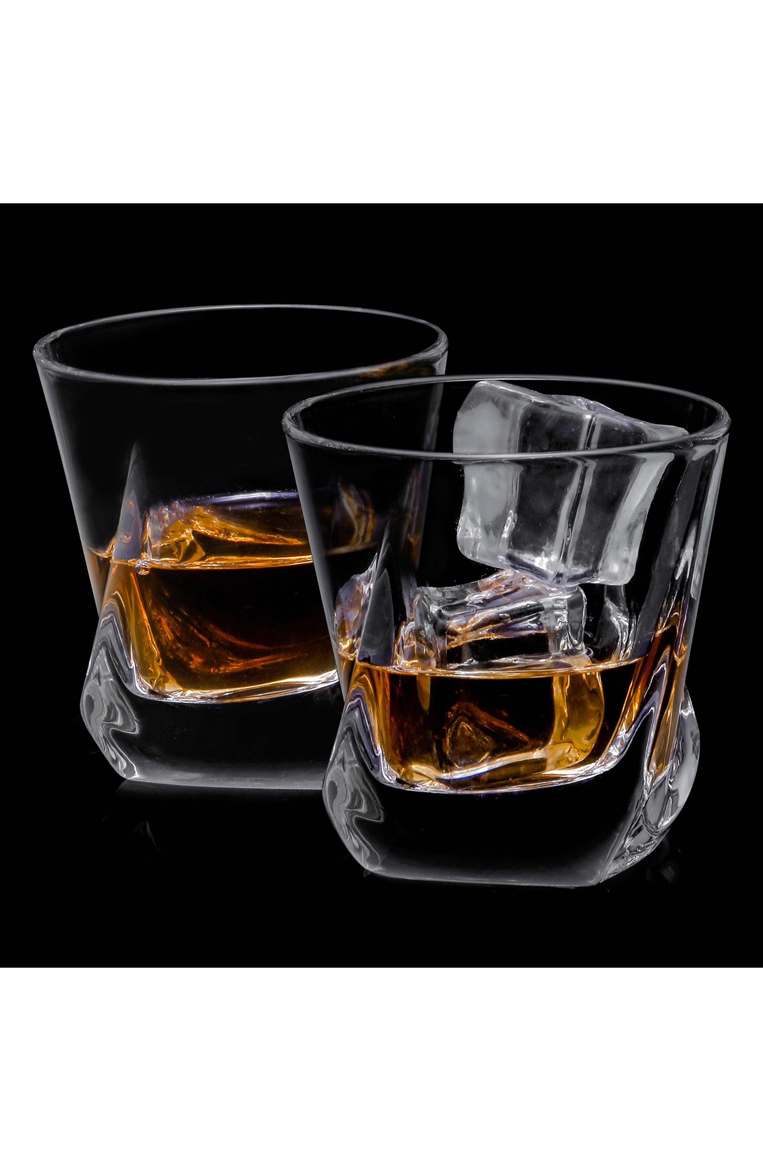 JoyJolt Aurora Double Old Fashioned Glass - Set of 4