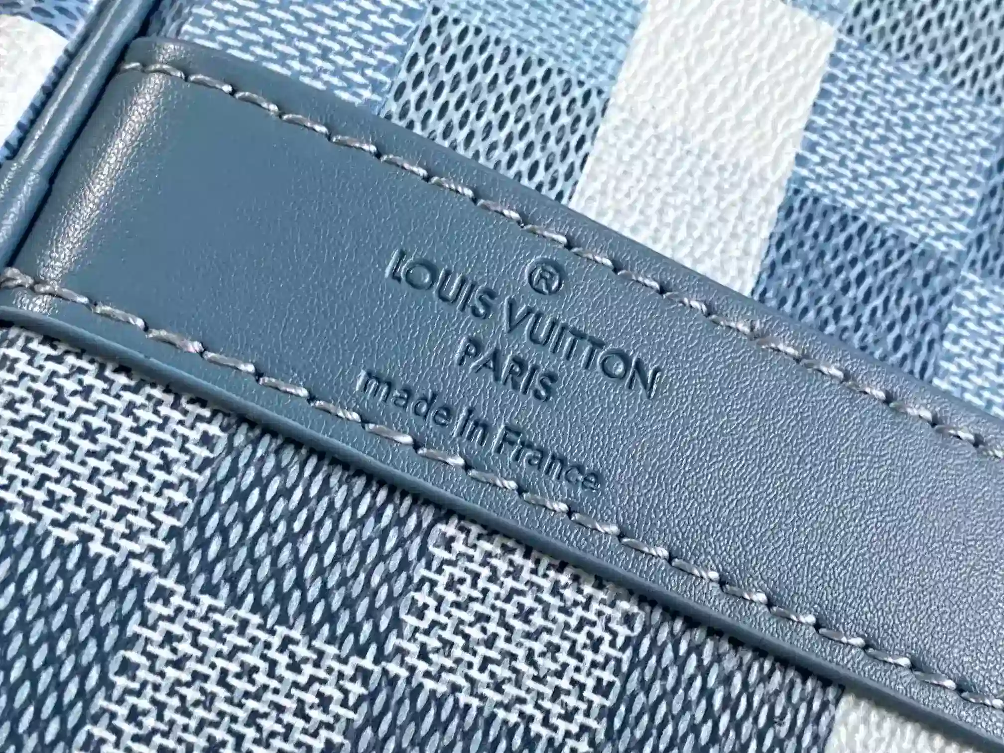 Louis Vuitton Keepall Blue Damier Canvas Tote Bag product photo from LabelPicks