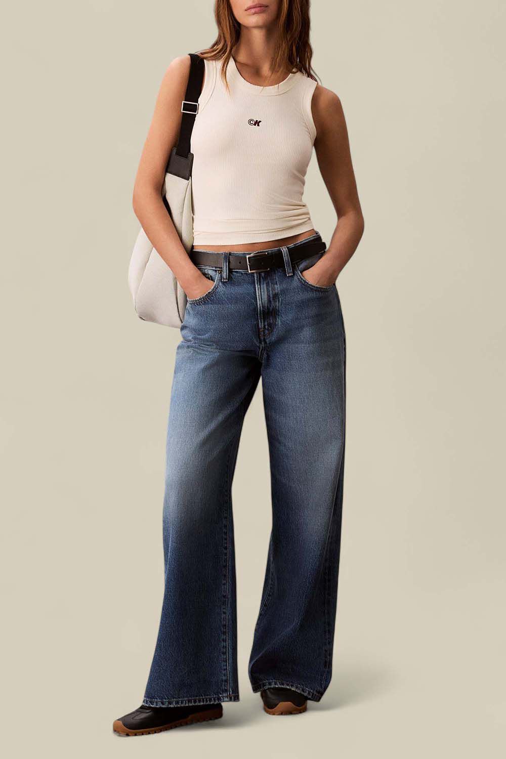 CALVIN KLEIN גופיית ריב