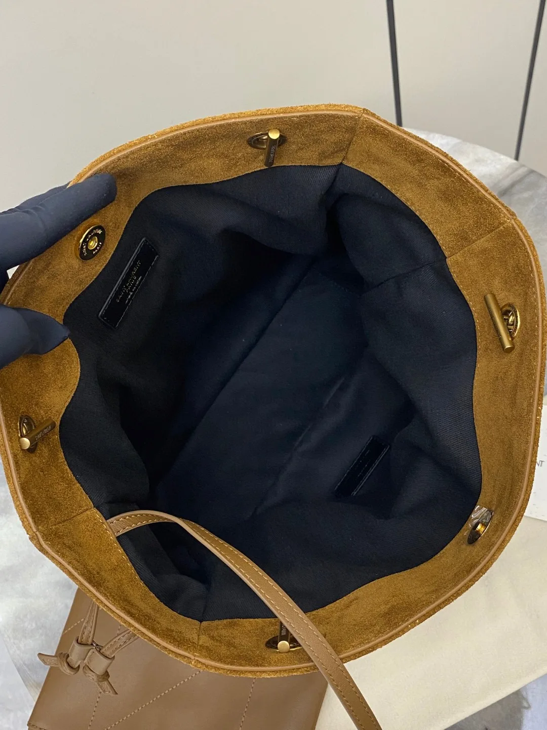 Saint Laurent Brown Jamie Bucket Bag product photo from LabelPicks