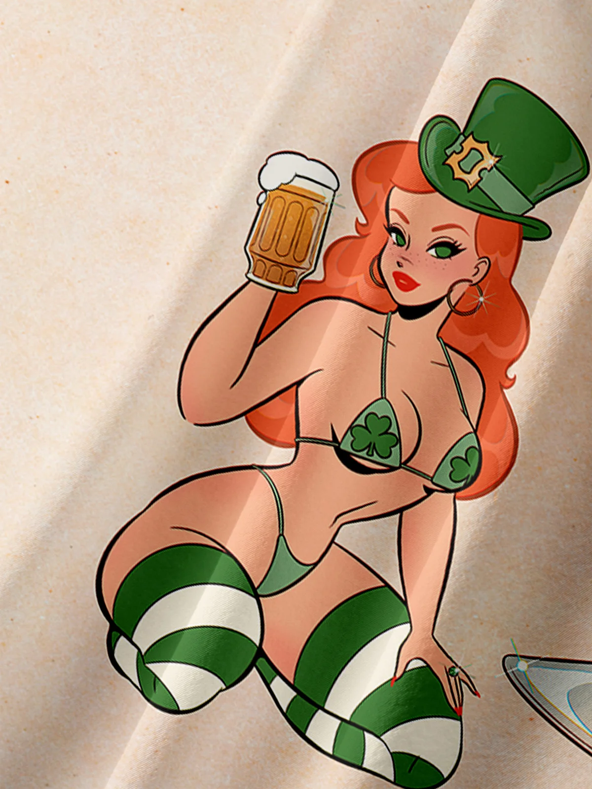 Retro Beauty St. Patrick's Day Shirt