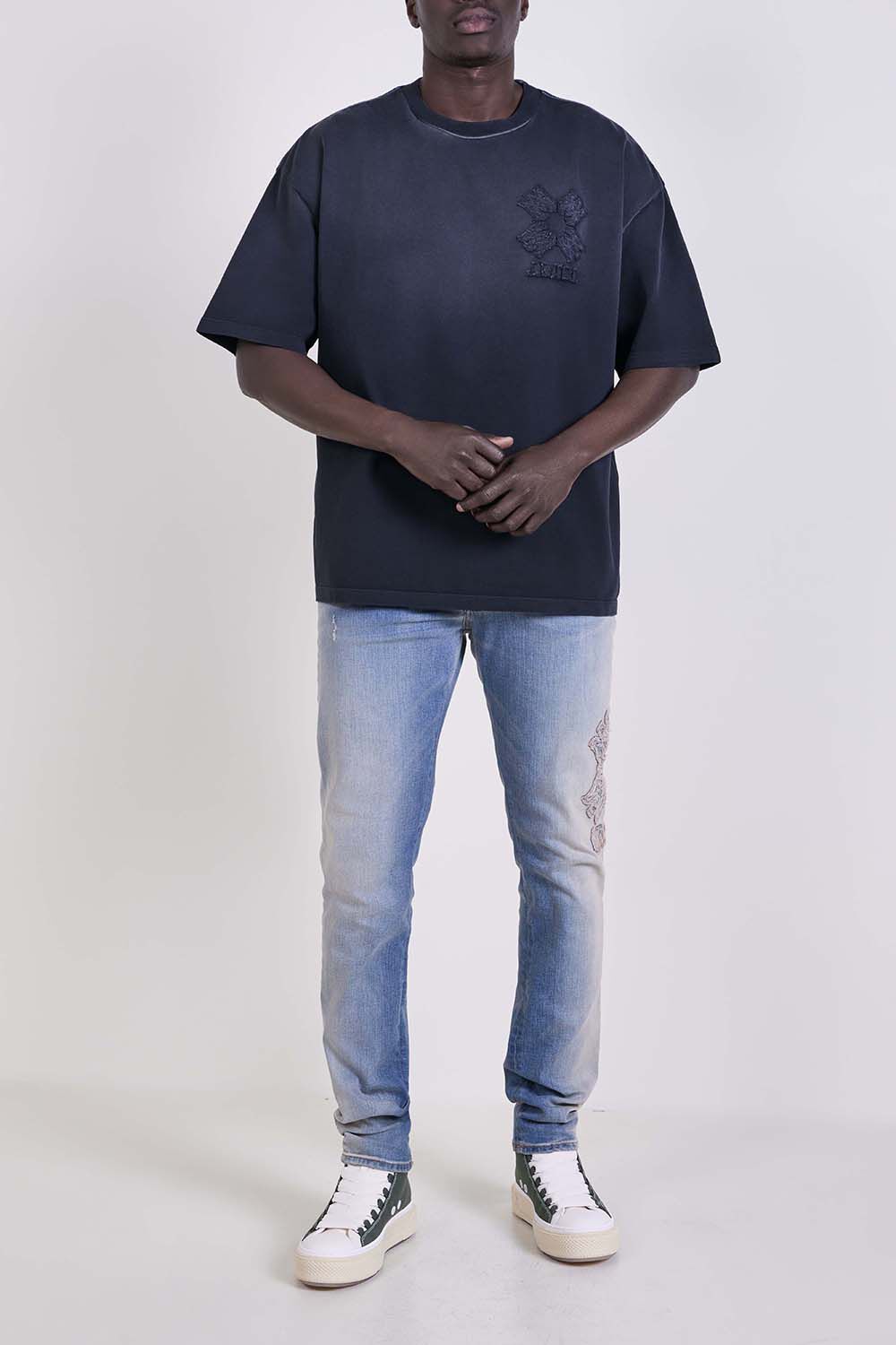 AMIRI חולצת טי בגזרת אוברסייז