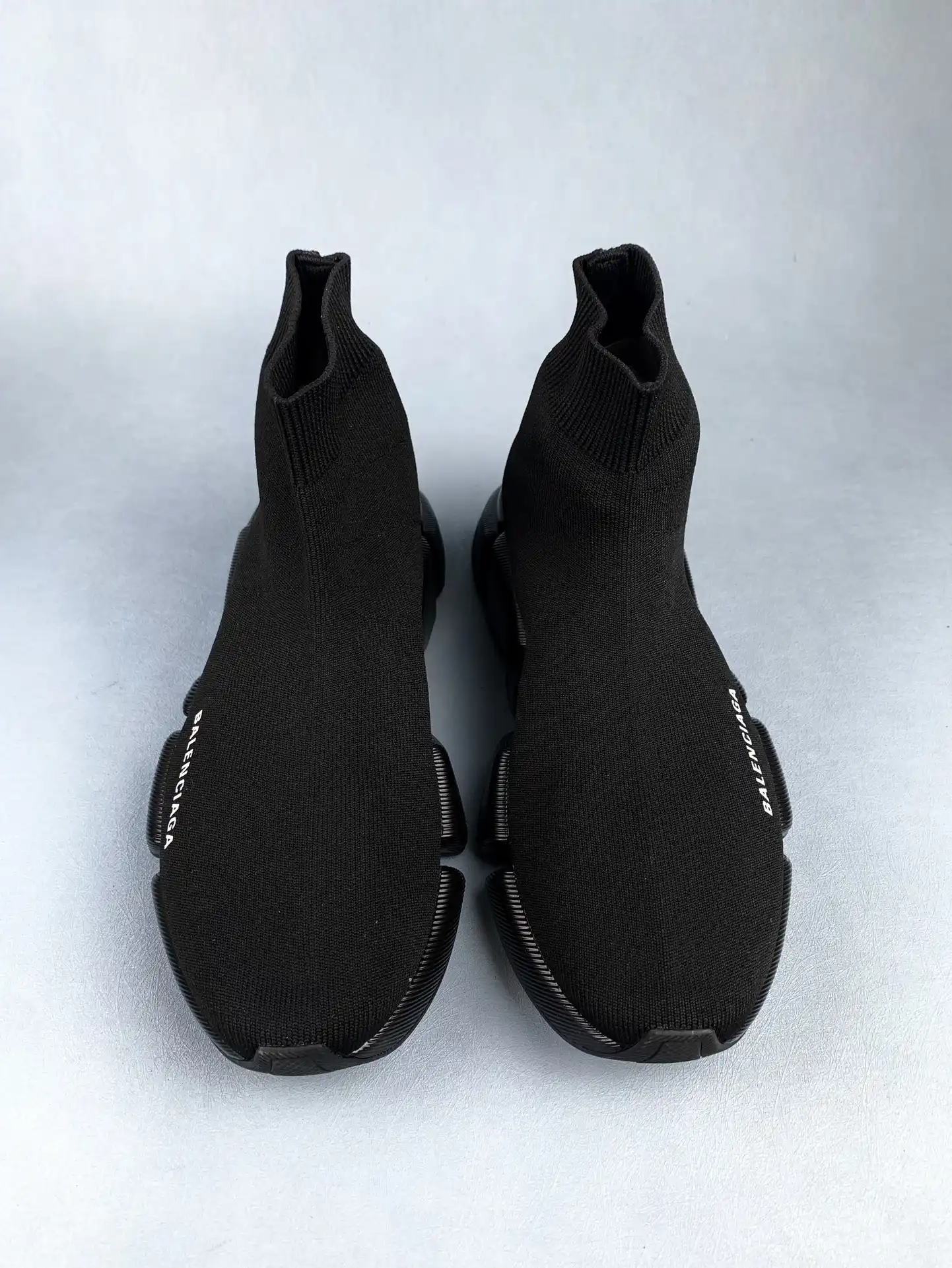 Balenciaga Speed 2.0 Recycled Knit Sneaker in Black product photo from LabelPicks