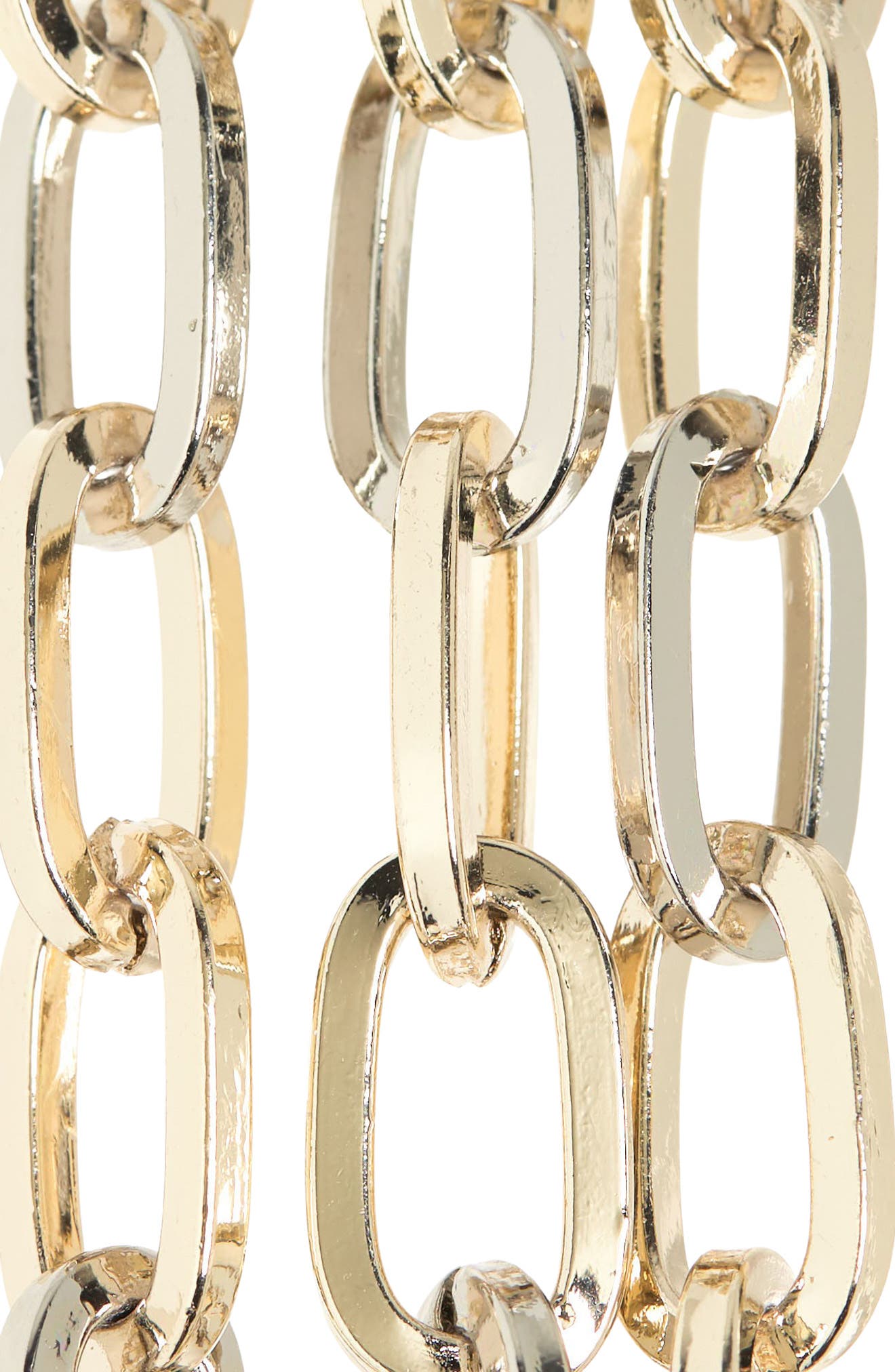 Kate Spade New York two-tone charm chain belt