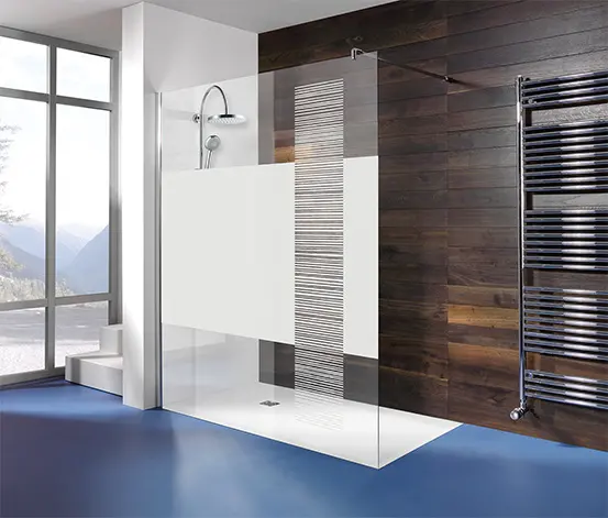 Breuer®-Dusche »Entra« –  Duschwand, alleinstehend, InStripe, 120 und 140 cm