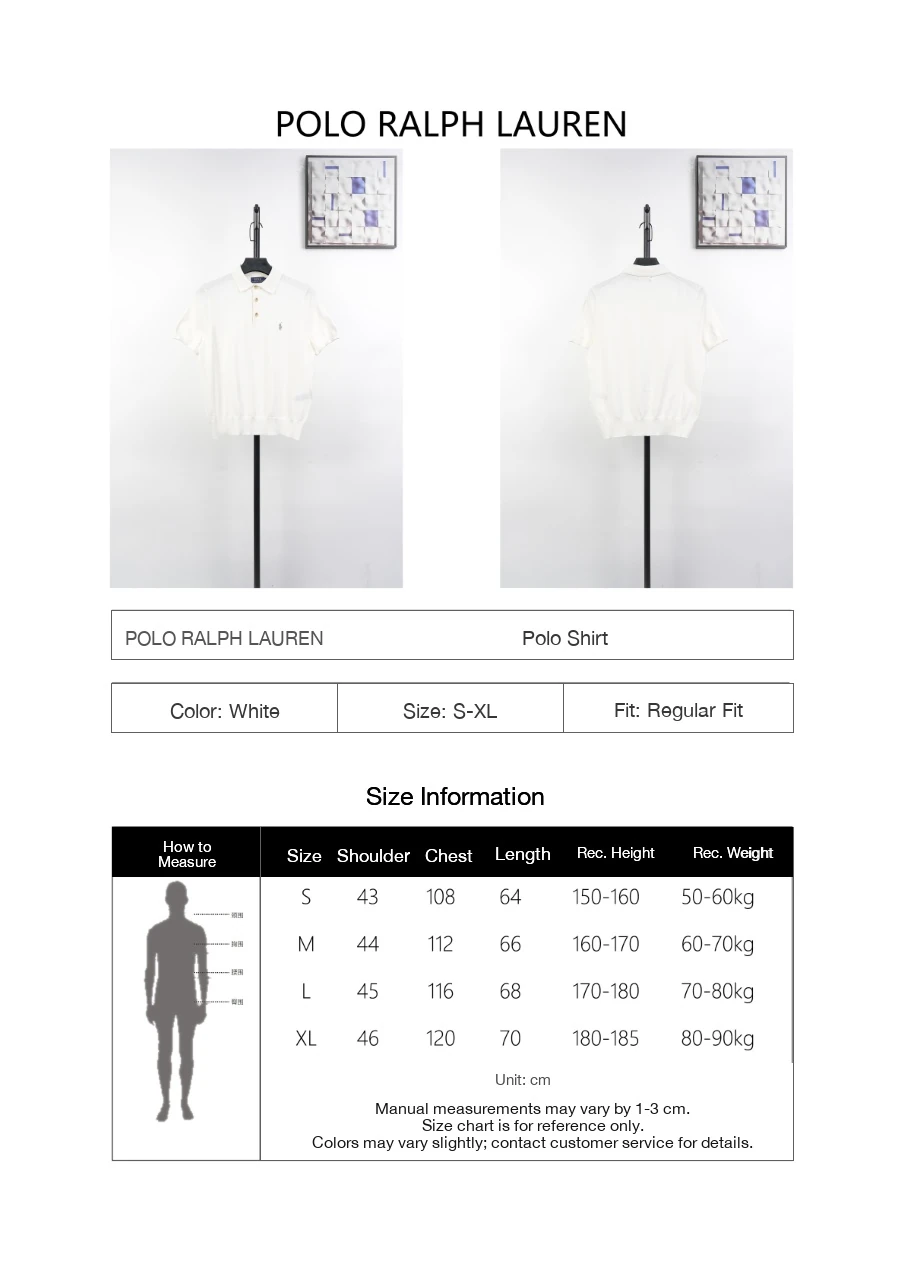 Ralph Lauren White Pony Embroidered Plain Knit Polo Shirt product photo from LabelPicks